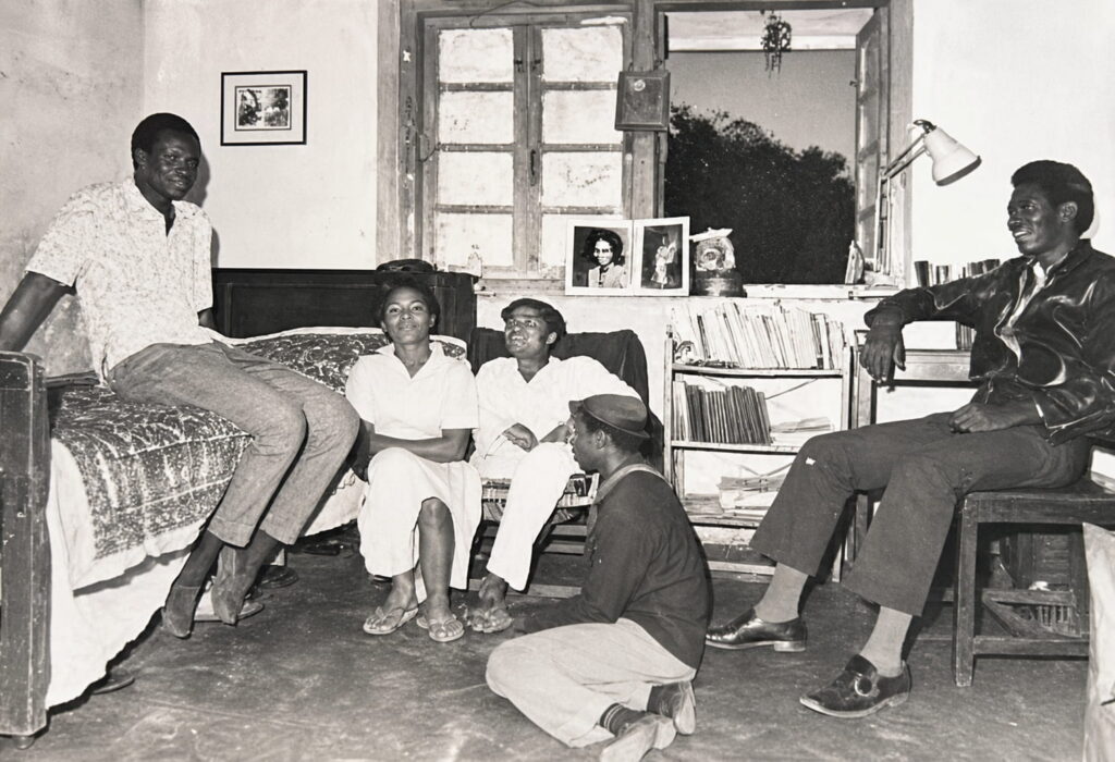 GMC Nagpur. 1976. Medical Students Raymond and Vinay Kumar in GMC hostel in Nagpur.